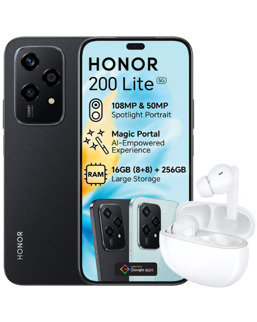 200 LITE 256GB Box Deal Dual Sim Black Cellphone