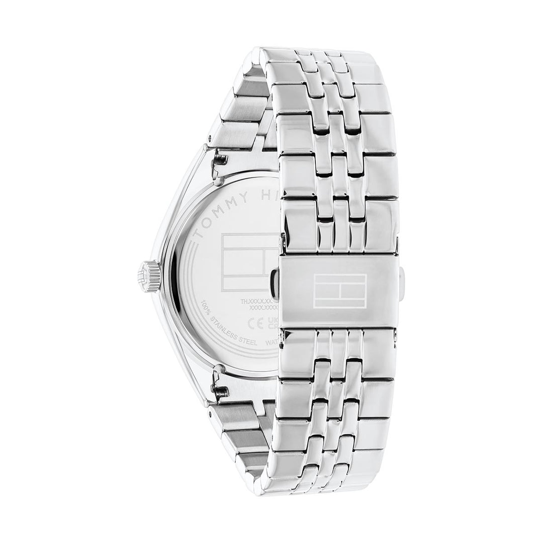 Monica Stainless Steel Case & Bracelet With Blush Dial Watch - Silver