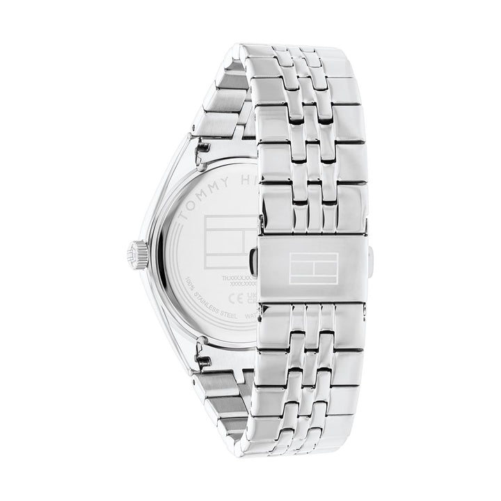 Monica Stainless Steel Case & Bracelet With Blush Dial Watch - Silver