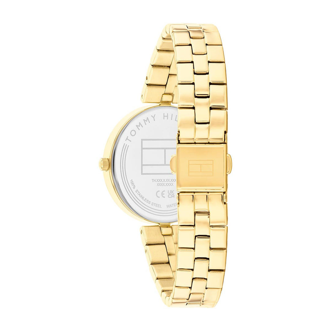 Ella Gold Case Grey Dial Watch - Gold