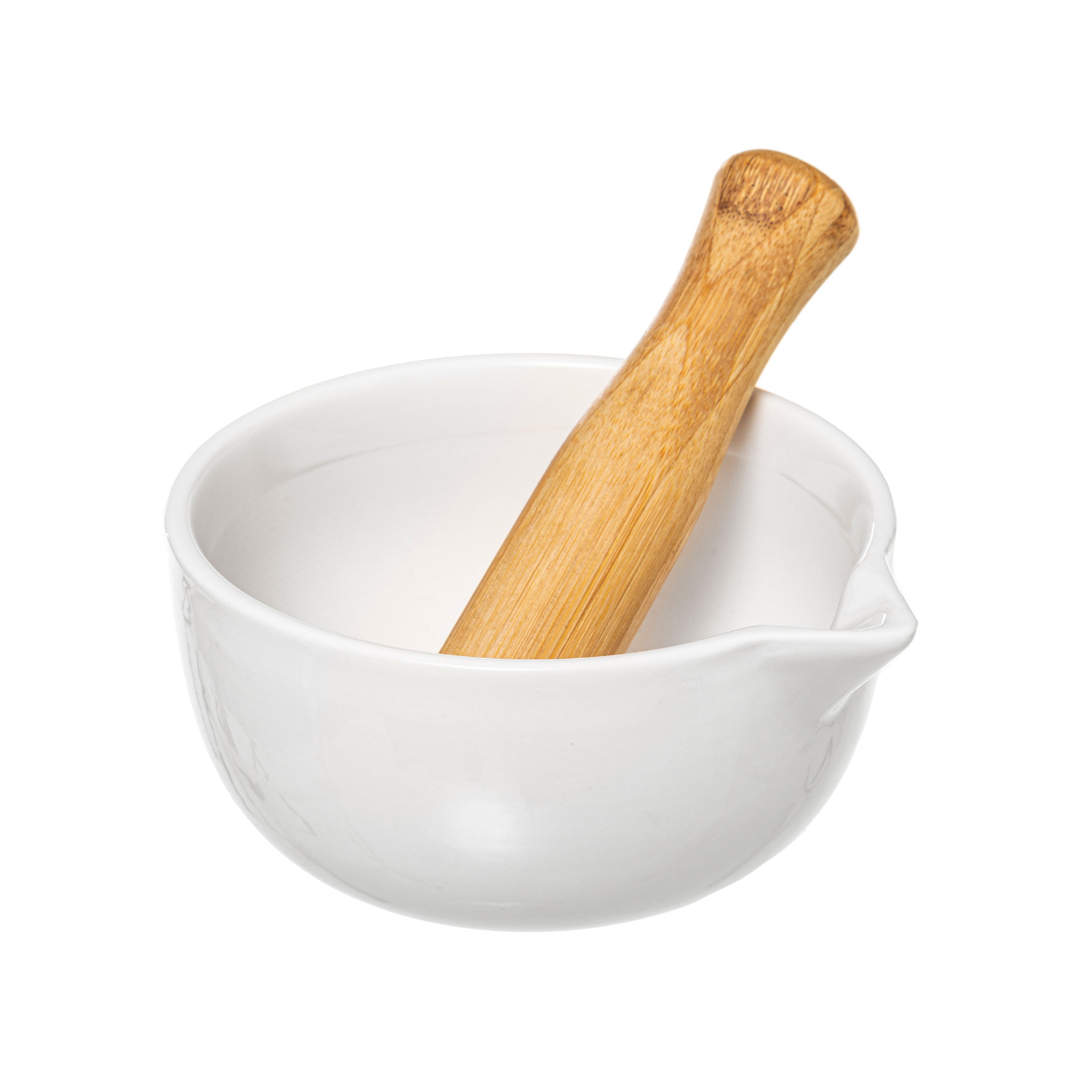 Ceramic Mortar And Pestle