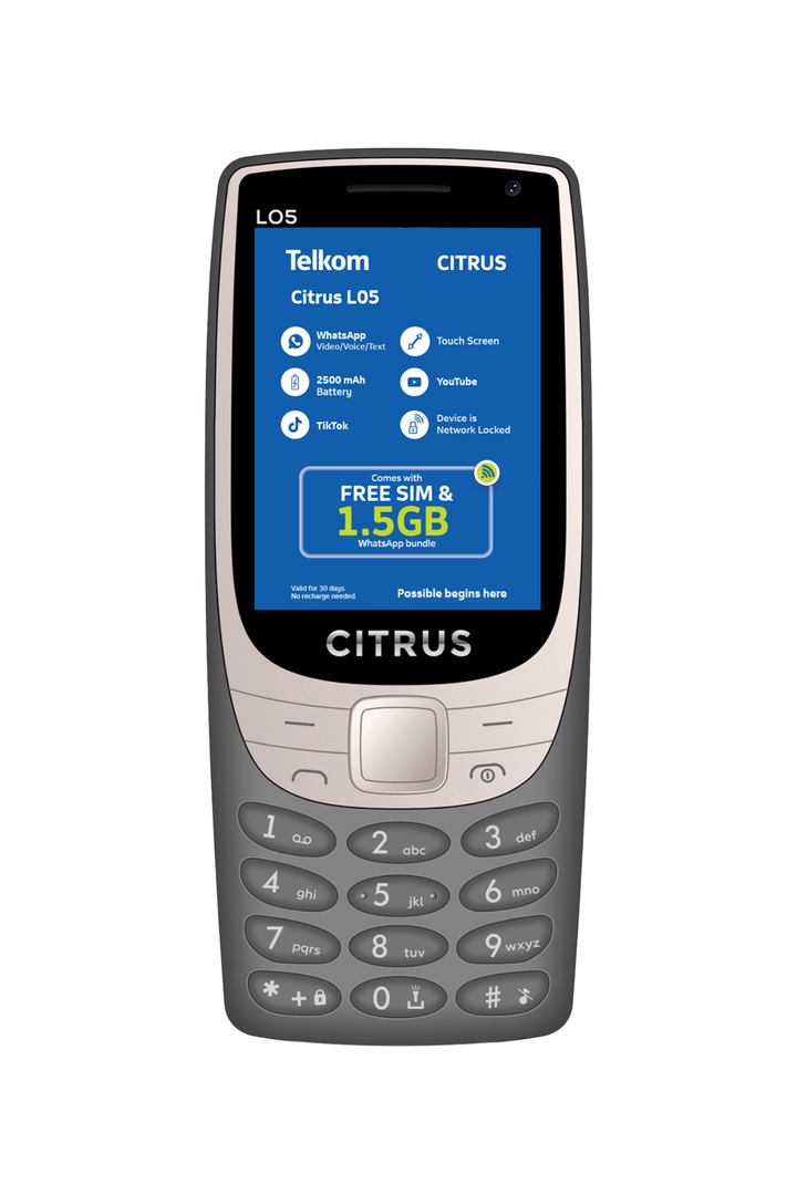 Citrus L05 Dual Sim Cellphone - Black