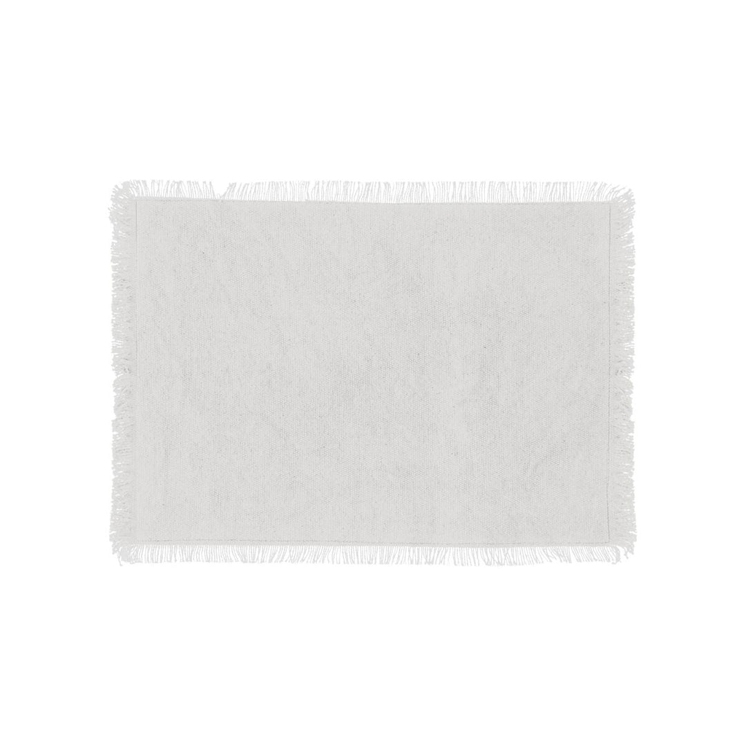 Frayed Cotton Placemats - Set Of 4