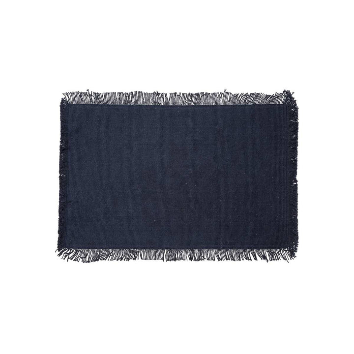 Frayed Cotton Placemats - Set Of 4