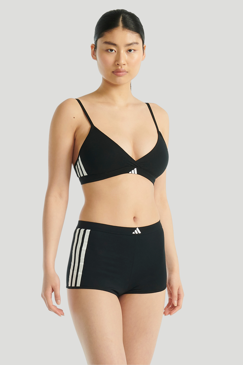 3 Stripe Short Pant - Black