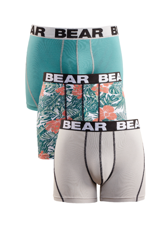 3 Pack Spring Floral Bodyshorts - Multi