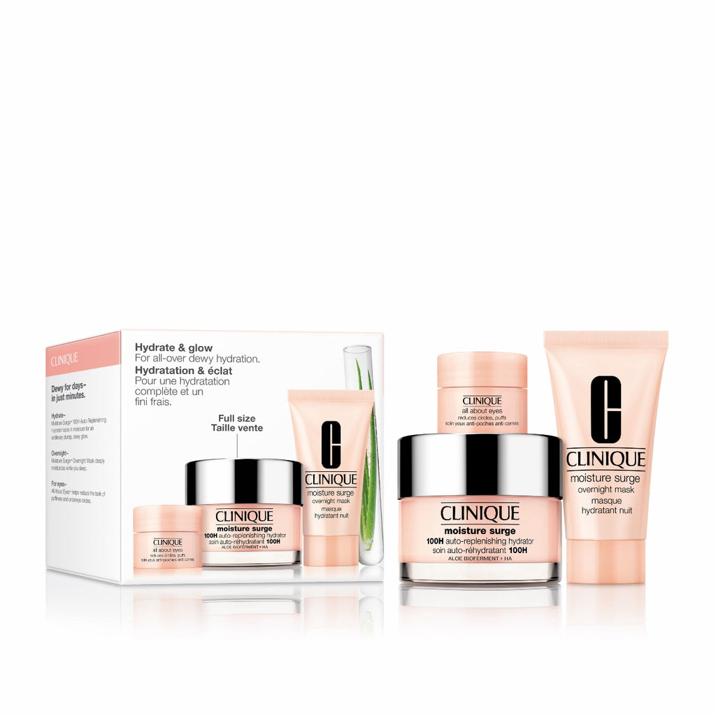 Hydrate + Glow: Moisture Surge Set - For All-Over Dewy Hydration