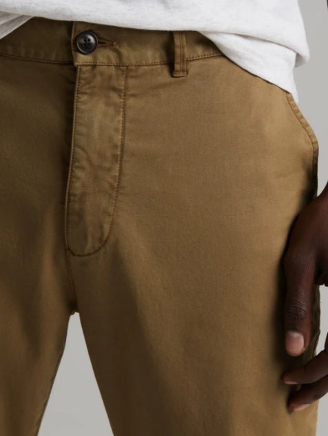Venice Slim Fit Chino Trousers  - Khaki