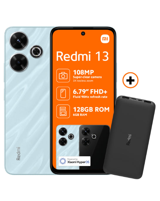 Redmi 13 128GB Dual Sim Blue Cellphone – Edgars