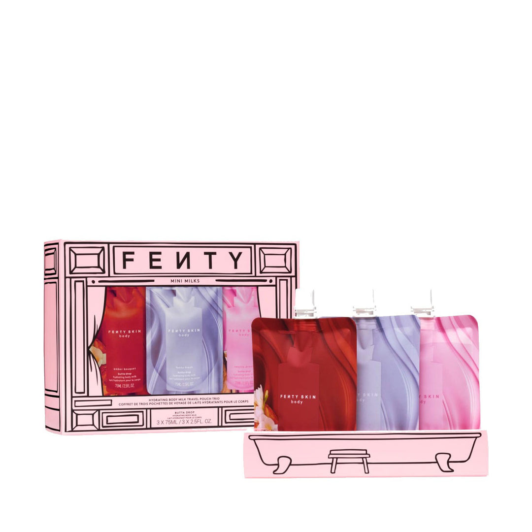 Mini Milks Hydrating Body Milk Travel Pouch Trio
