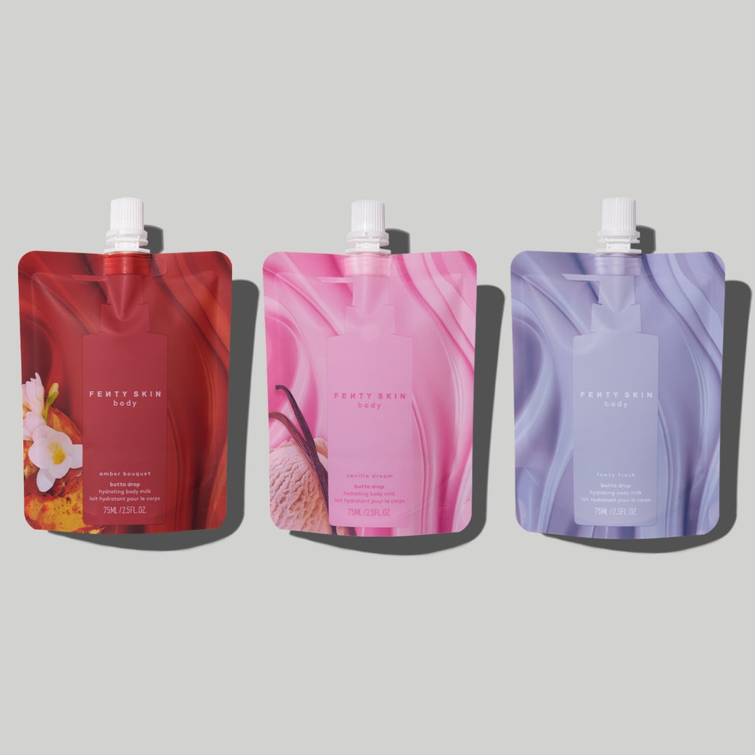 Mini Milks Hydrating Body Milk Travel Pouch Trio