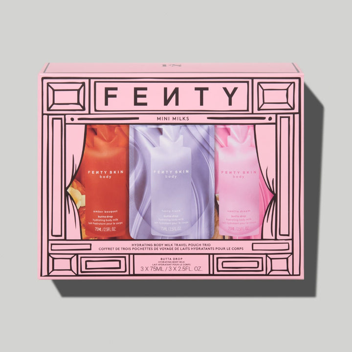 Mini Milks Hydrating Body Milk Travel Pouch Trio