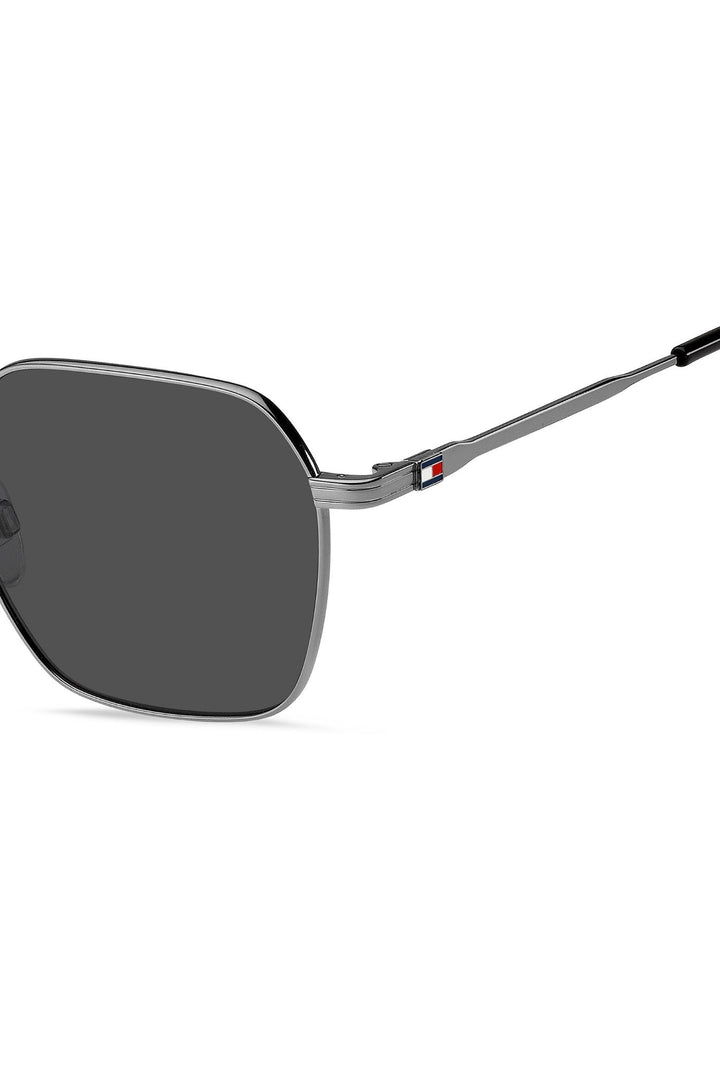 Metal Frame Sunglasses - Silver