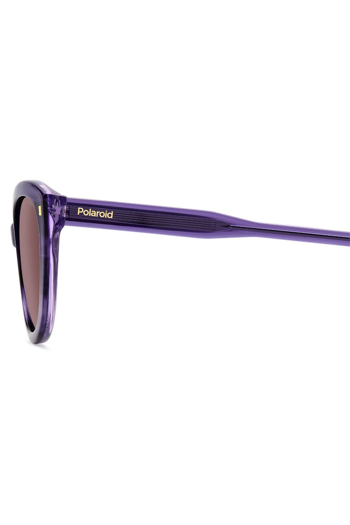 Violet Havana Acetate Sunglasses - Purple
