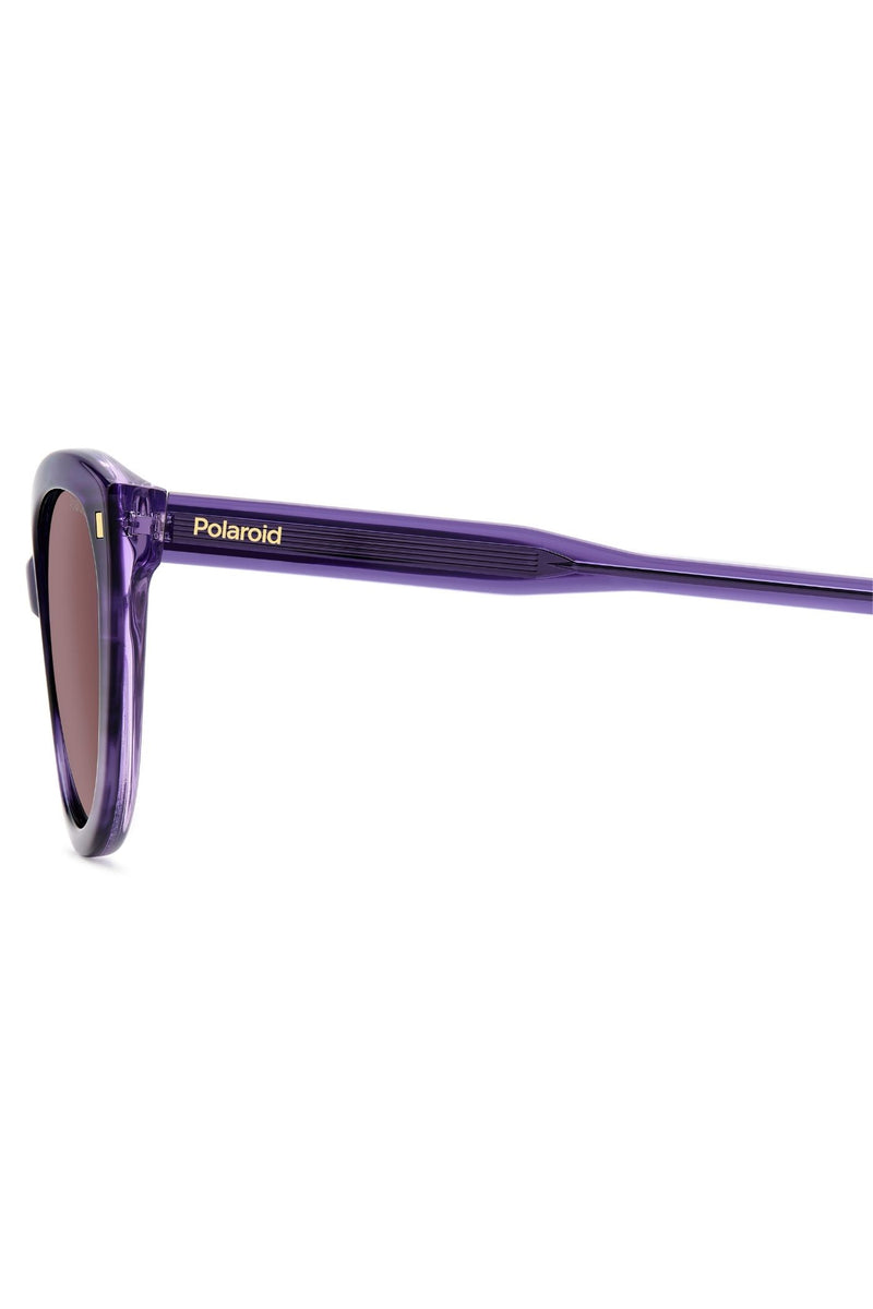 Violet Havana Acetate Sunglasses - Purple