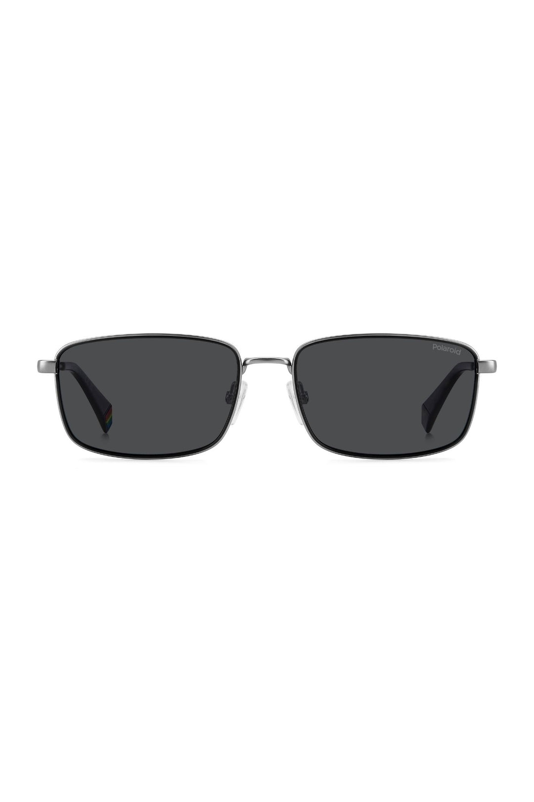 Matte Ruthenium Metal Sunglasses - Black