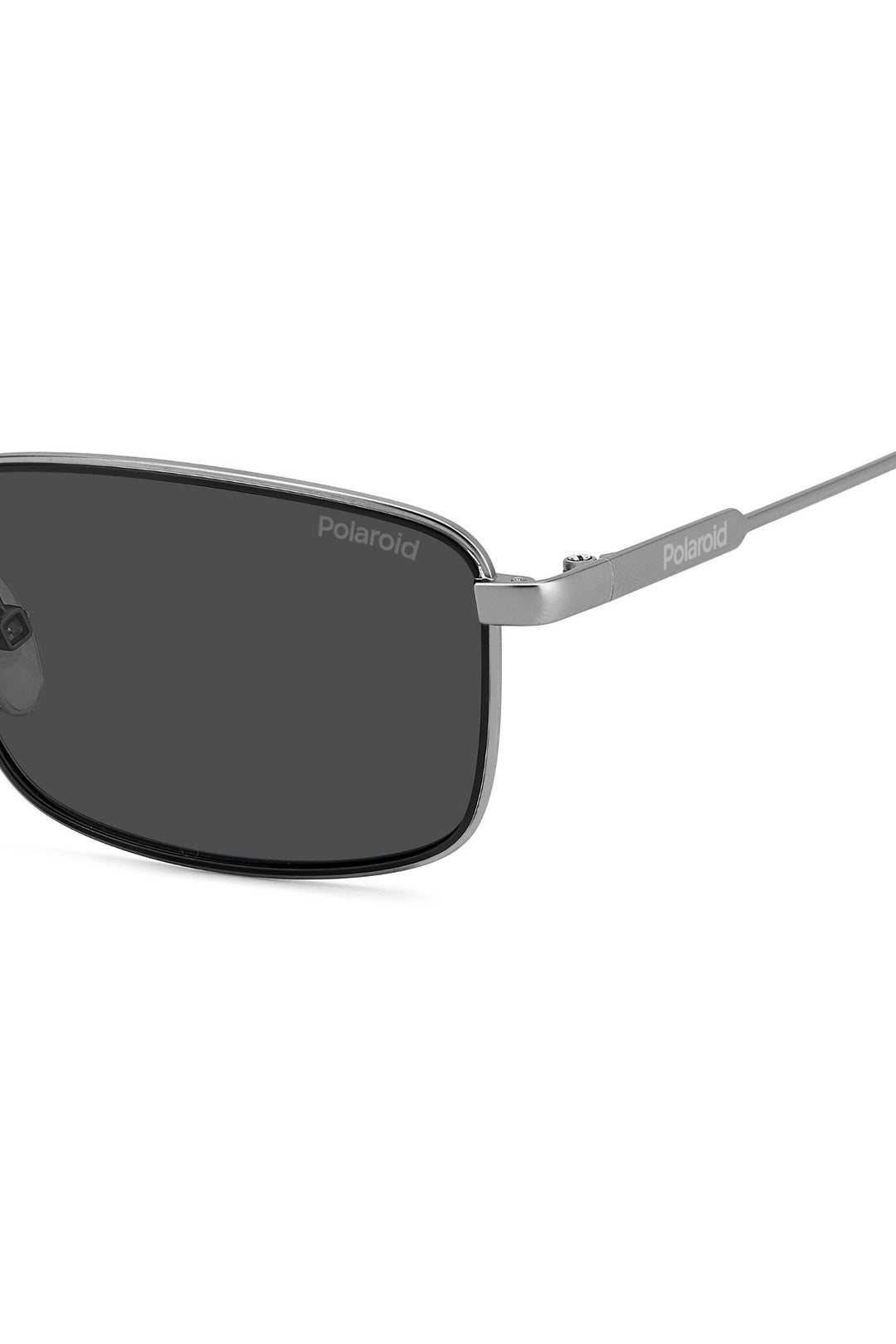 Matte Ruthenium Metal Sunglasses - Black
