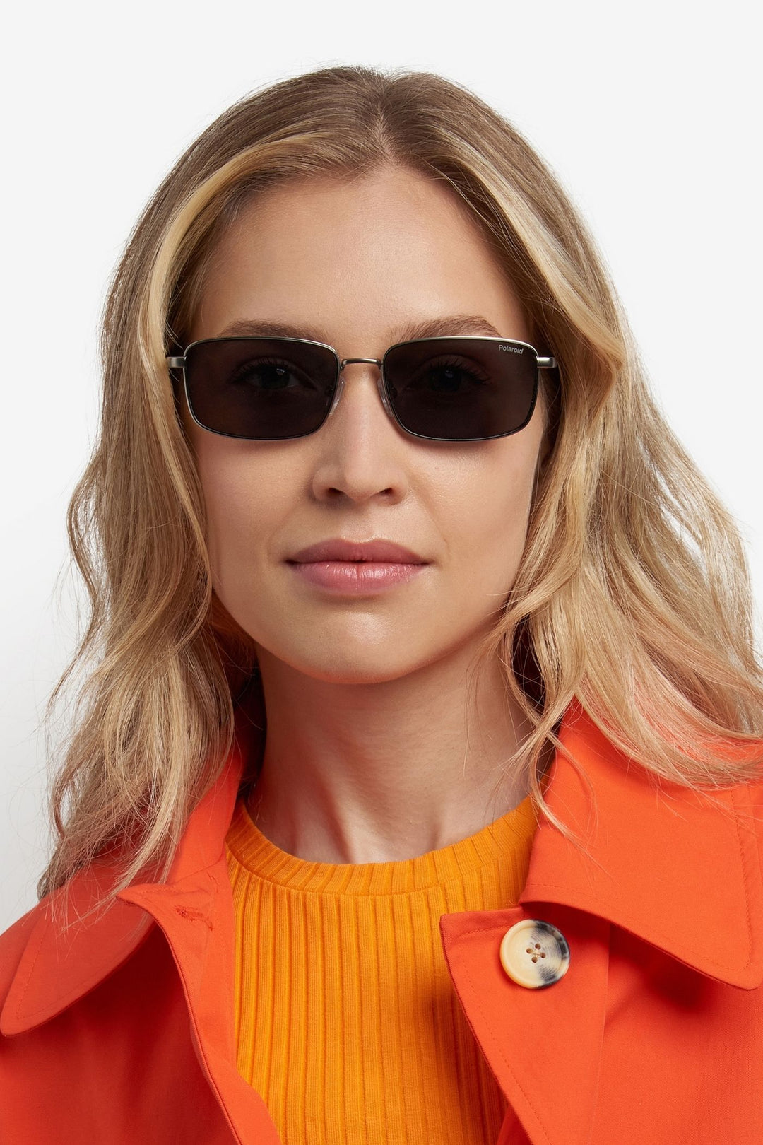 Matte Ruthenium Metal Sunglasses - Black