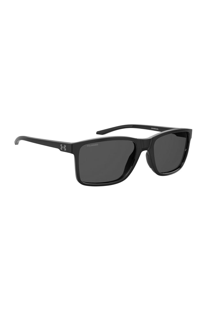Unisex Rectangle Frame Sunglasses - Black