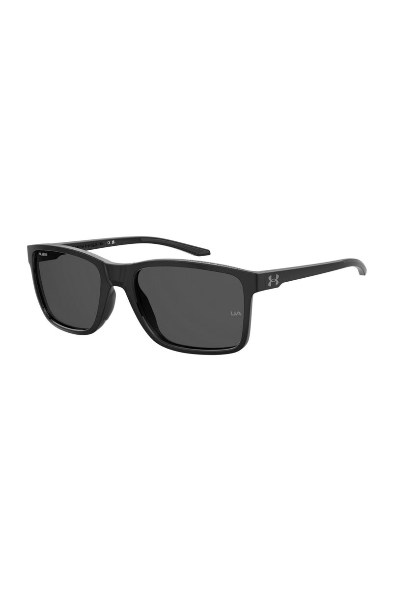 Unisex Rectangle Frame Sunglasses - Black