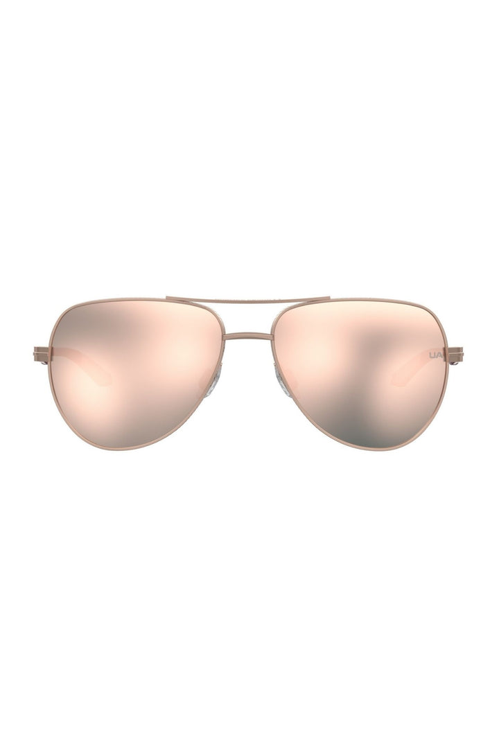 Unisex Pilot Rose Gold Frame Rose Gold Lens - None