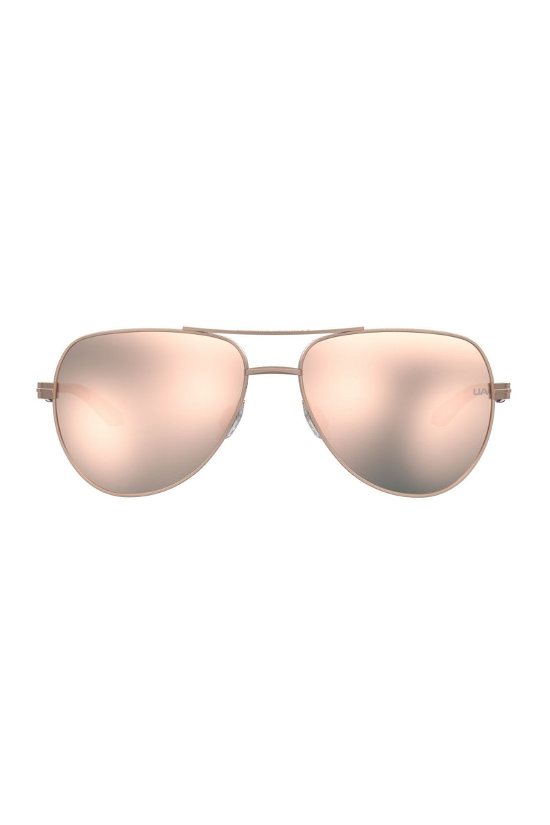 Unisex Pilot Rose Gold Frame Rose Gold Lens - None