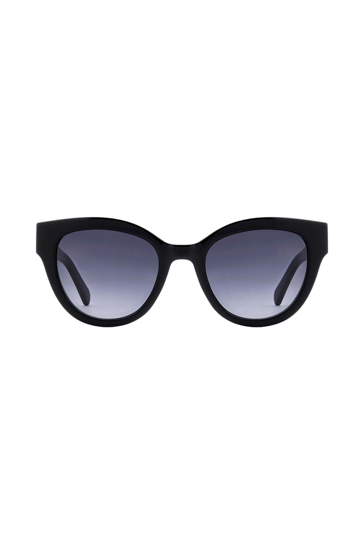 Cat Eye Black Frame - Grey