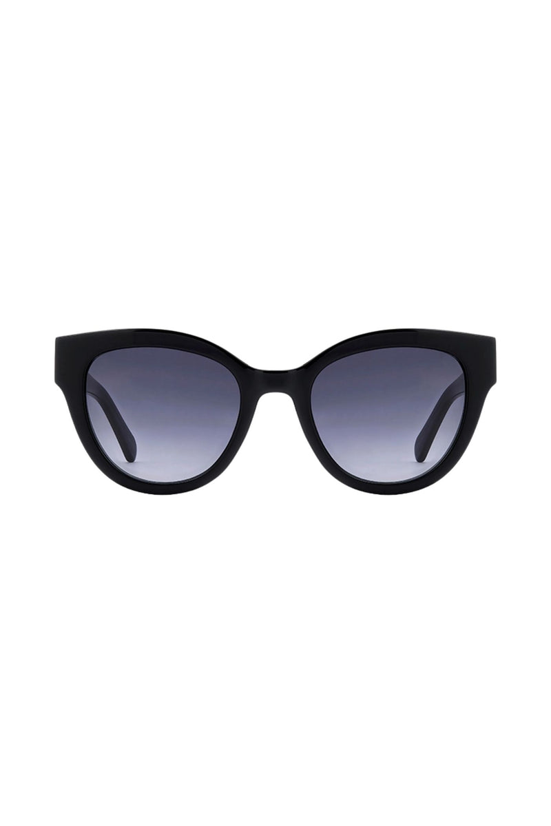 Cat Eye Black Frame - Grey