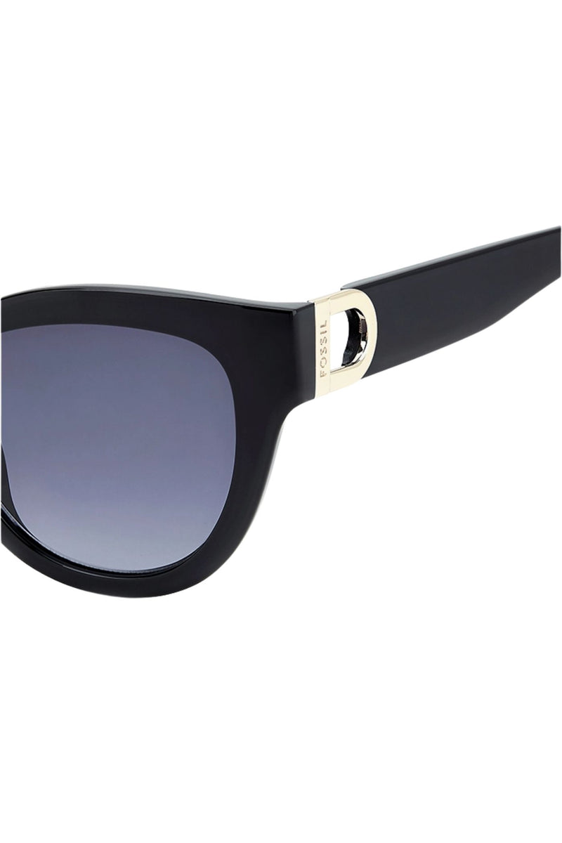 Cat Eye Black Frame - Grey