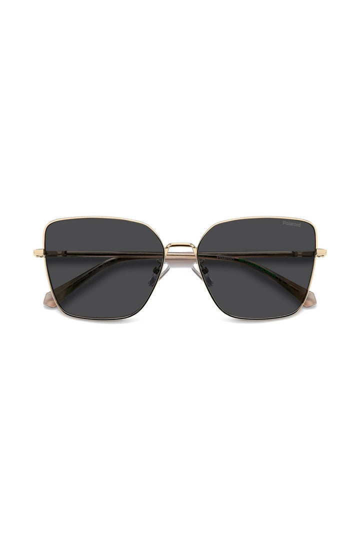 Butterfly Gold Frame Grey Lens - None