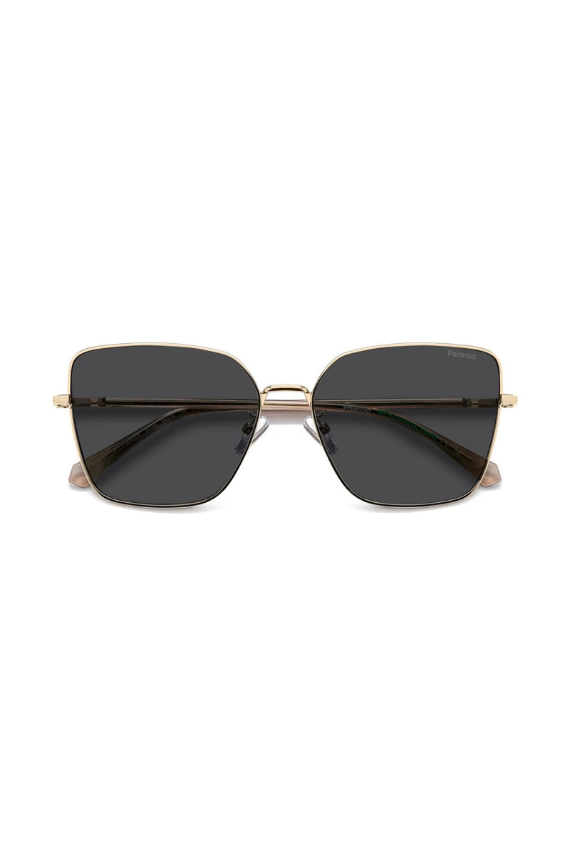 Butterfly Gold Frame Grey Lens - None