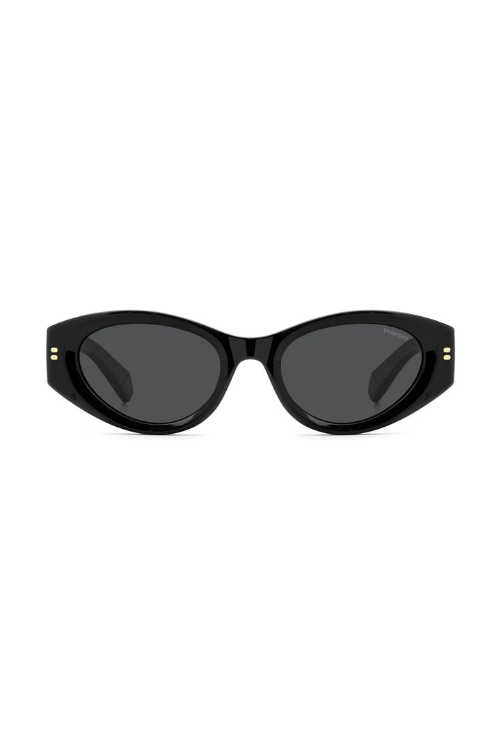 Cat Eye Black Frame Grey Lens - None