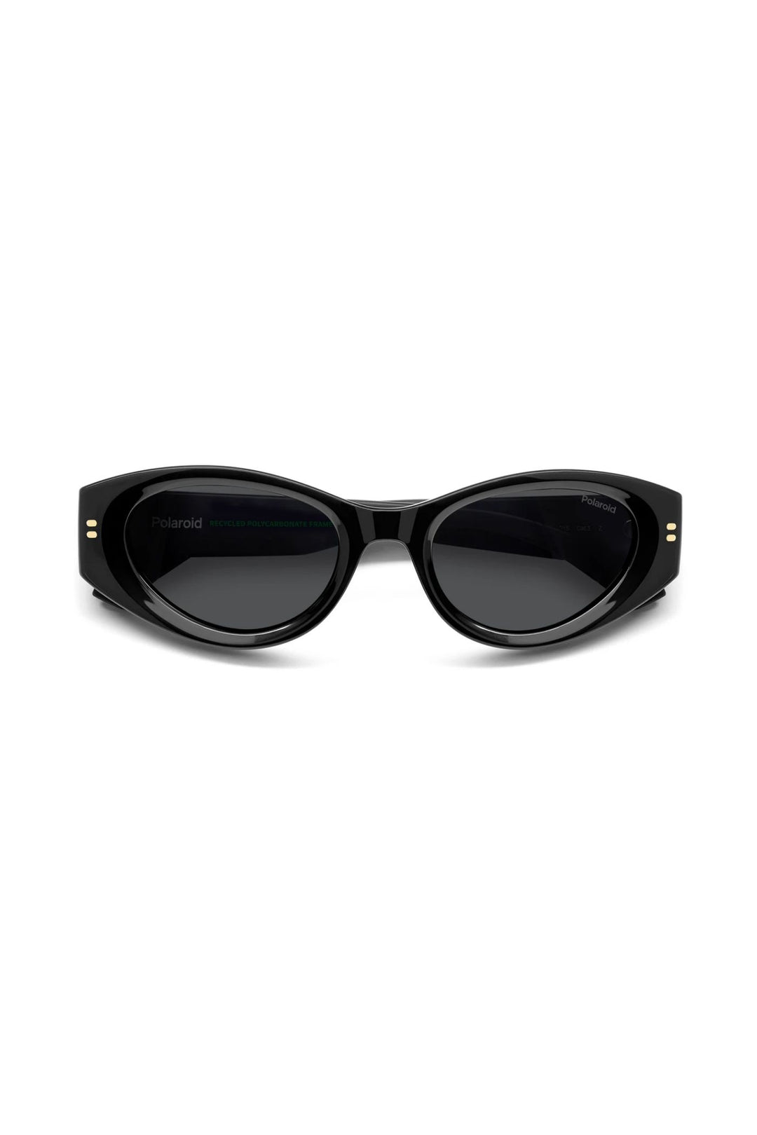 Cat Eye Black Frame Grey Lens - None