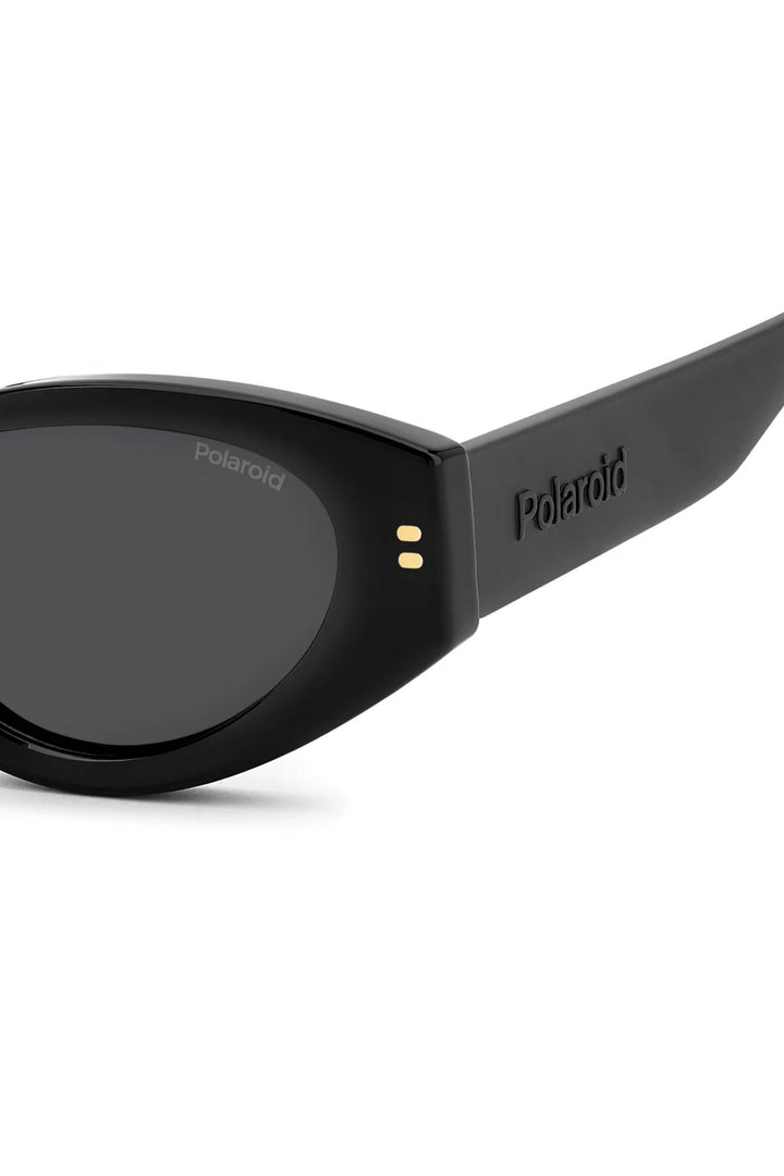 Cat Eye Black Frame Grey Lens - None
