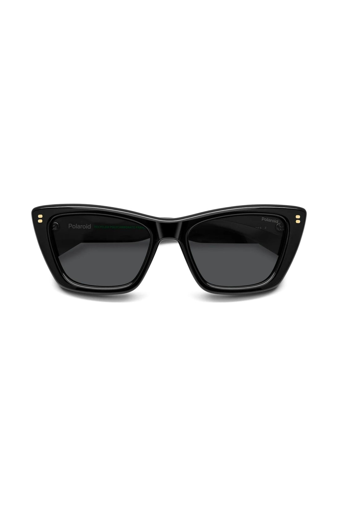 Cat Eye Black Frame Grey Lens - None