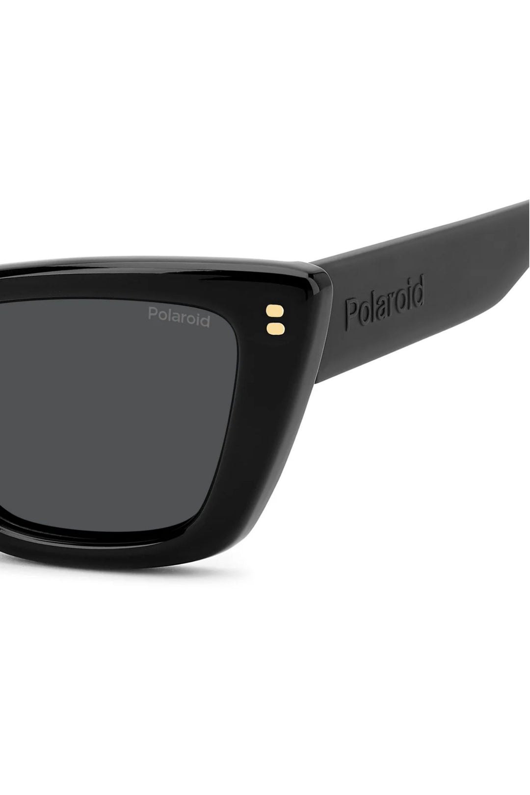 Cat Eye Black Frame Grey Lens - None