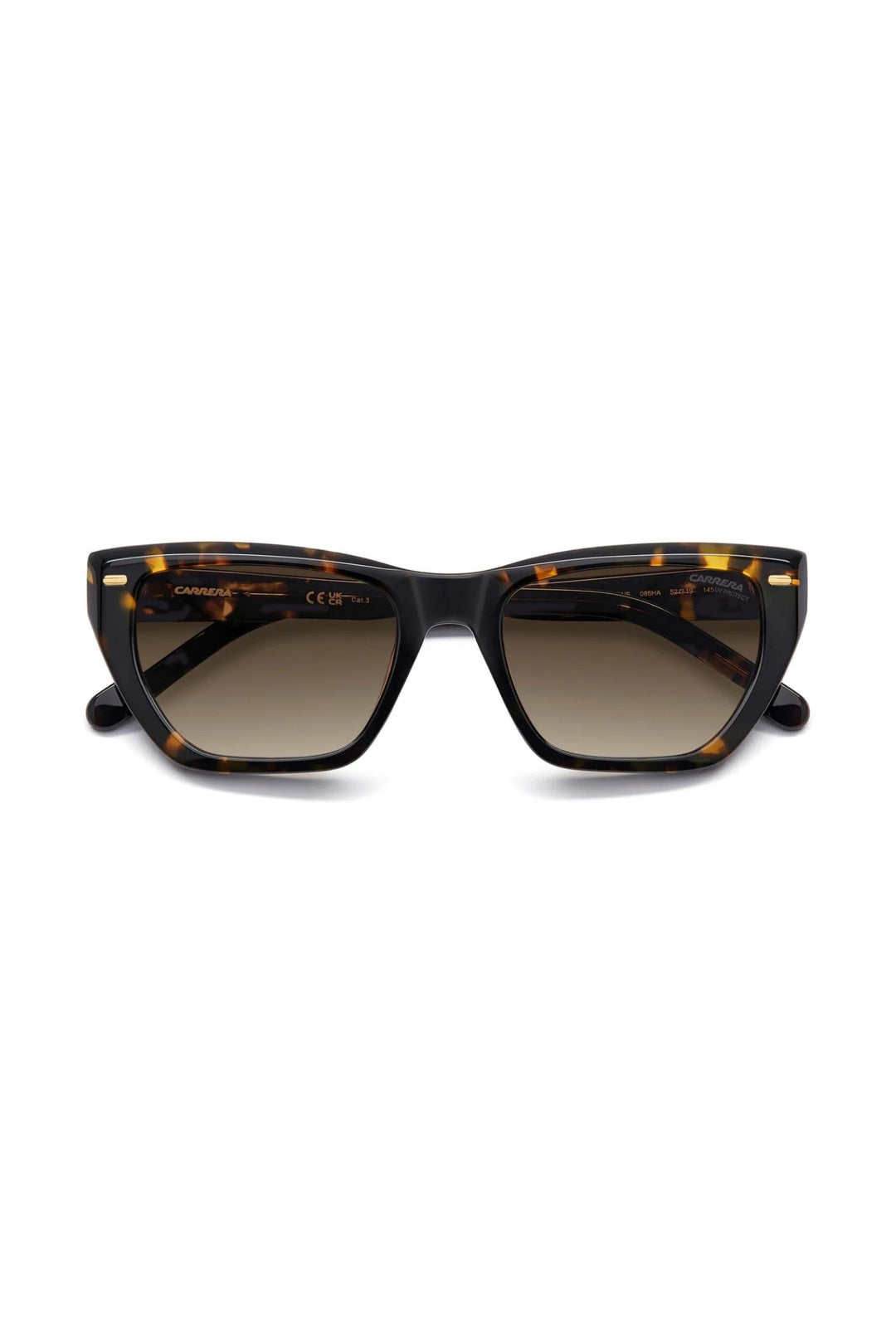 Rectangle Havana Frame Brown Lens - None