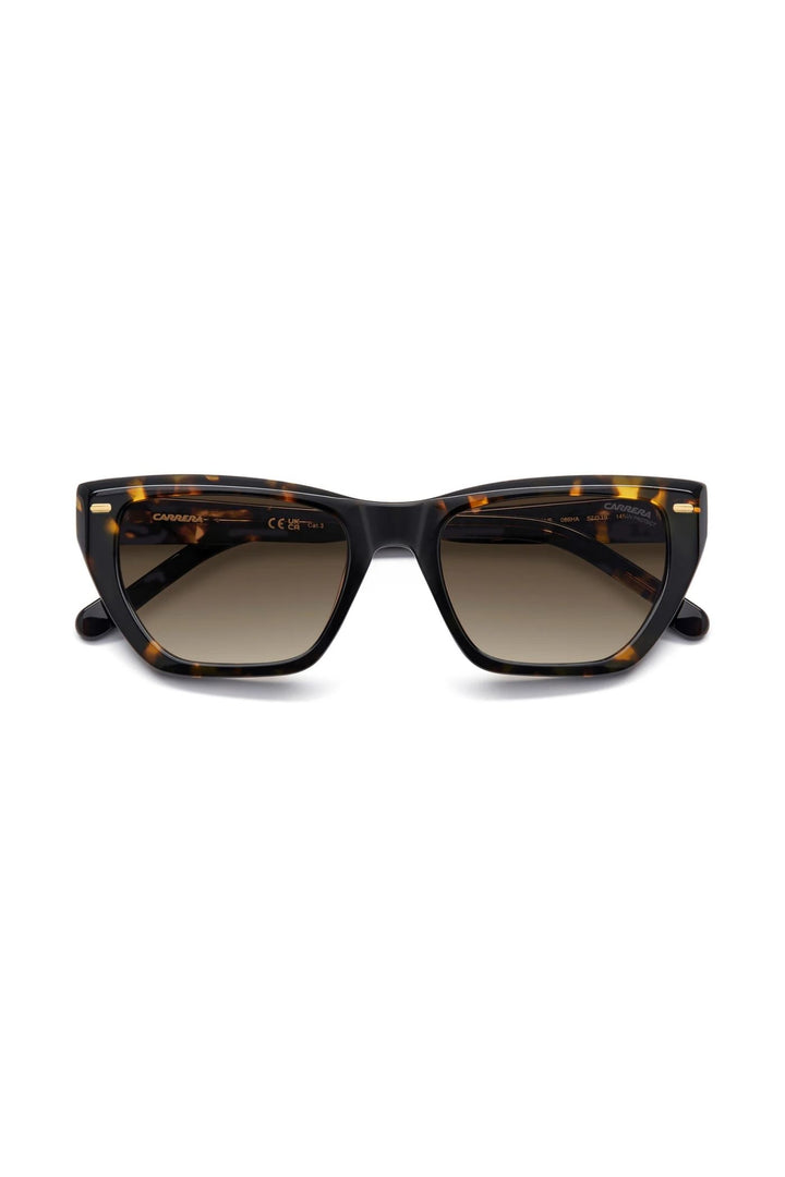 Rectangle Havana Frame Brown Lens - None