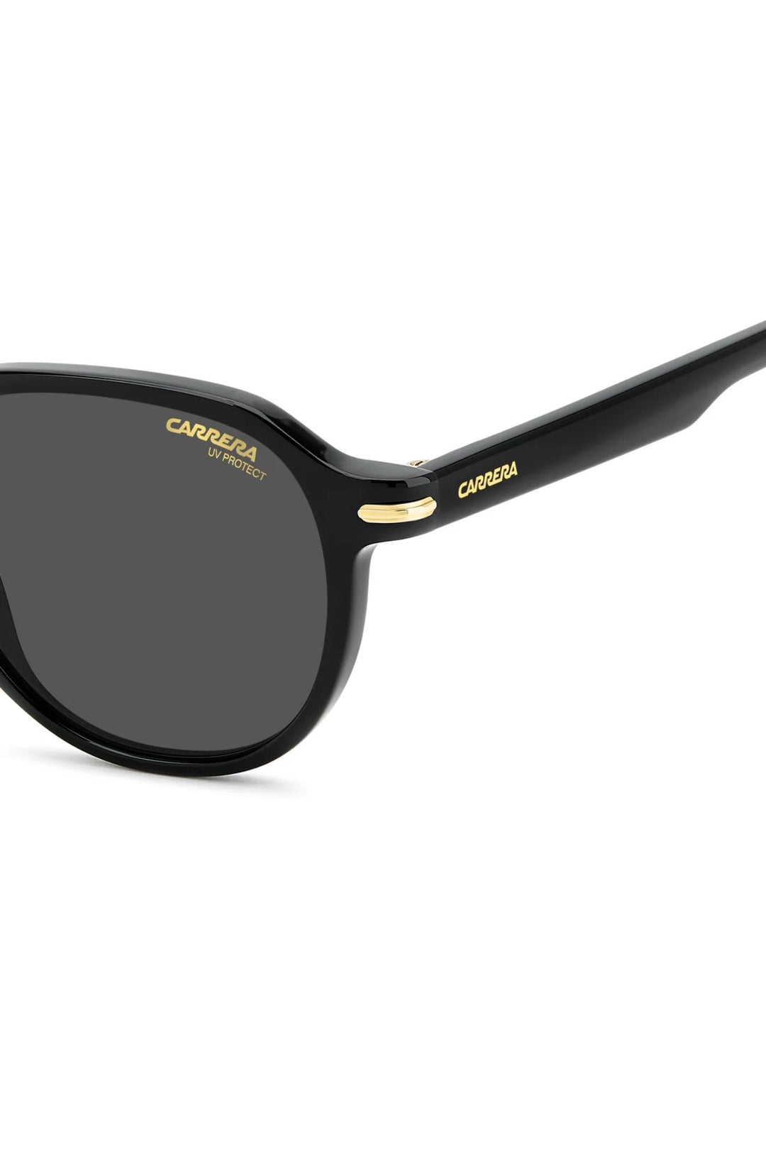 Square Black Frame Grey Lens - None