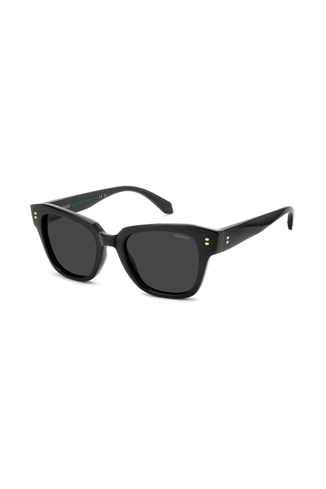 Cat Eye Black Frame Grey Lens - None
