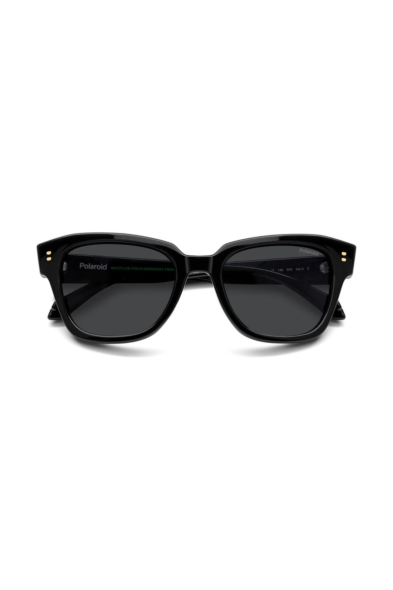 Cat Eye Black Frame Grey Lens - None