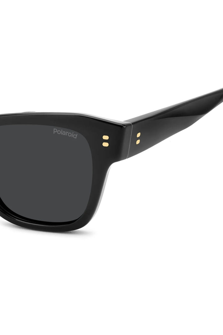 Cat Eye Black Frame Grey Lens - None