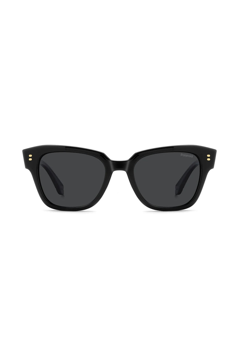 Cat Eye Black Frame Grey Lens - None