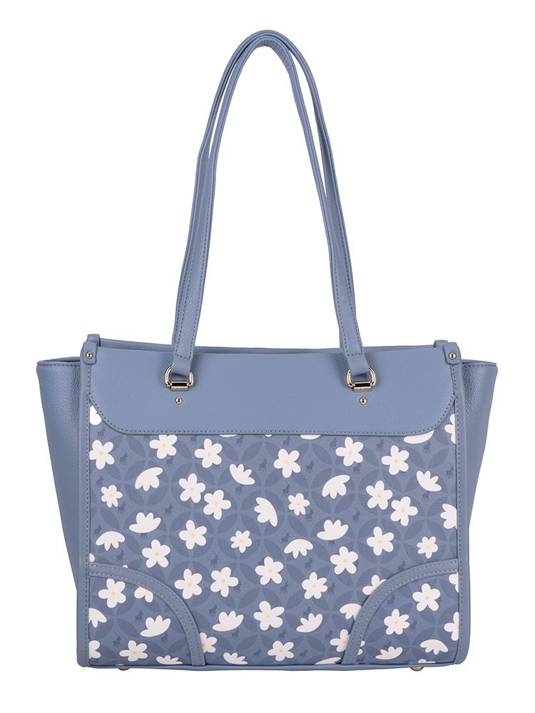 Meadow Tote Bag - Blue