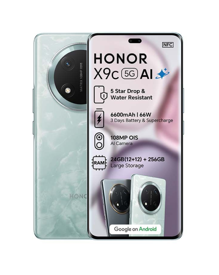 X9c 256GB Dual Sim Cellphone - Jade Cyan