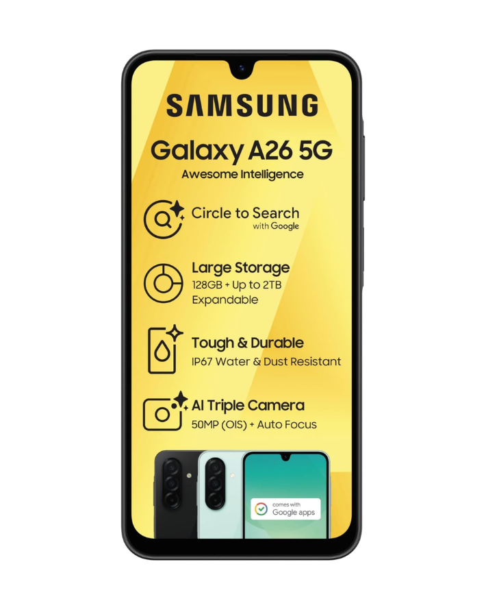 Galaxy A26 128GB Dual Sim Cellphone - Black