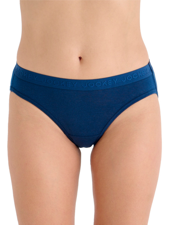 5 Pack Tonal Print Cotton Bikini Panties