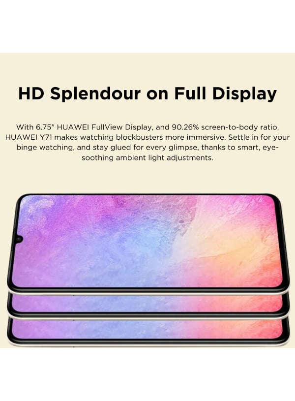 Nova Y71 128GB Dual Sim Black Cellphone