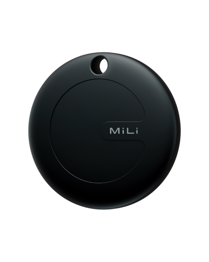 MiTag Duo with Key Ring - Black