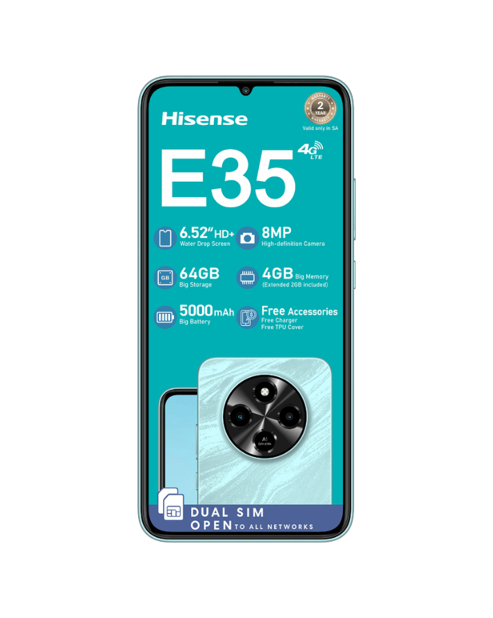 E35 Dual Sim Cellphone - Blue